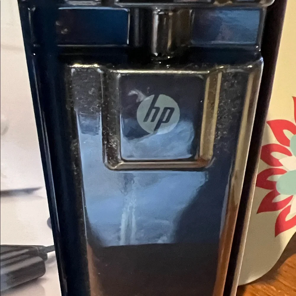 HP Blue and Black Slim AC Adapter